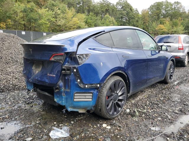 5YJYGDEF2MF267490 - 2021 TESLA MODEL Y Mavi foto 3