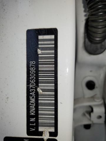 KNADM5A37D6309878 - 2013 KIA RIO LX WHITE photo 12
