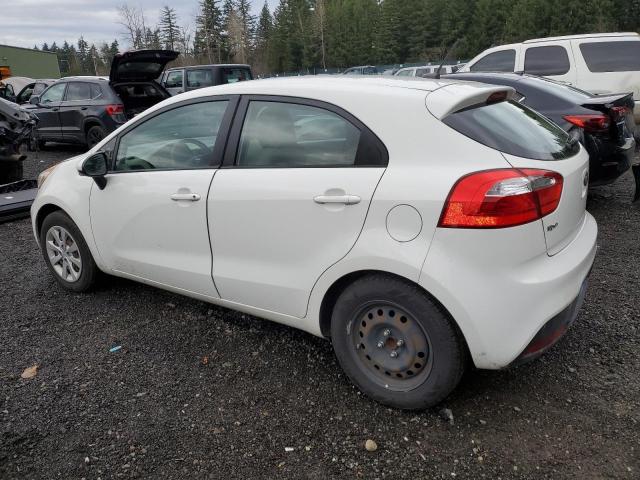KNADM5A37D6309878 - 2013 KIA RIO LX WHITE photo 2