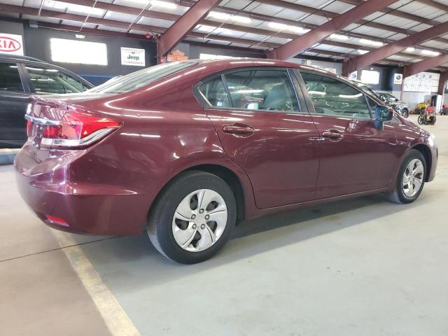 19XFB2F51FE297668 - 2015 HONDA CIVIC LX Շագանակագույն լուսանկար 3