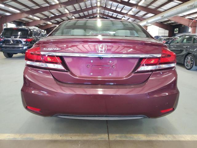 19XFB2F51FE297668 - 2015 HONDA CIVIC LX Շագանակագույն լուսանկար 6