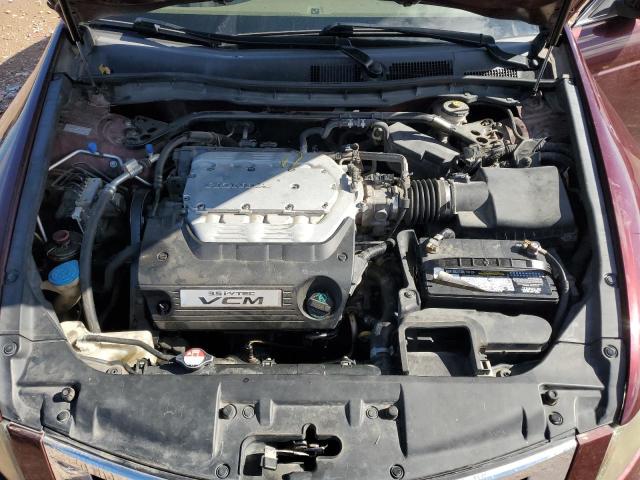 1HGCP36869A013187 - 2009 HONDA ACCORD EXL მუქწითელი ფოტო 11
