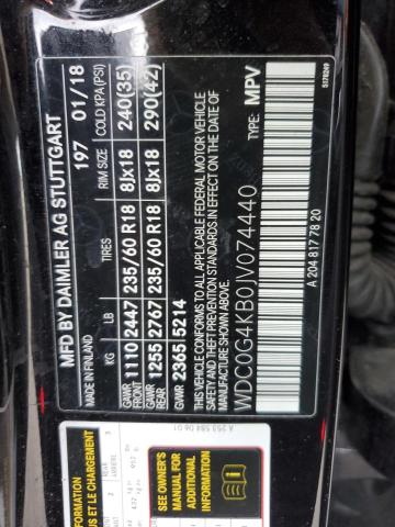 WDC0G4KB0JV074440 - 2018 MERCEDES-BENZ GLC 300 4MATIC BLACK photo 13