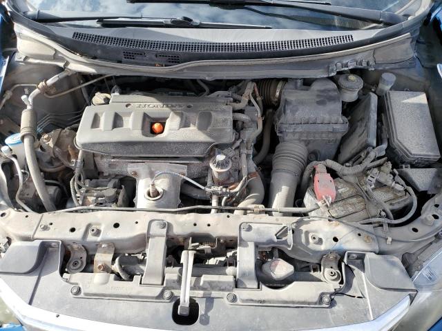 2HGFB2E59CH025520 - 2012 HONDA CIVIC LX BLUE photo 11
