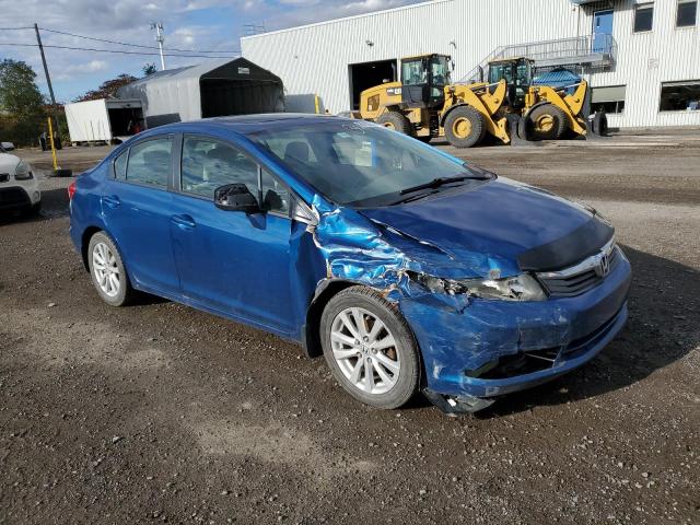 2HGFB2E59CH025520 - 2012 HONDA CIVIC LX BLUE photo 4