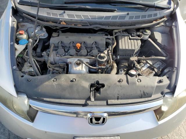 2HGFA16548H306661 - 2008 HONDA CIVIC LX GRAY photo 11