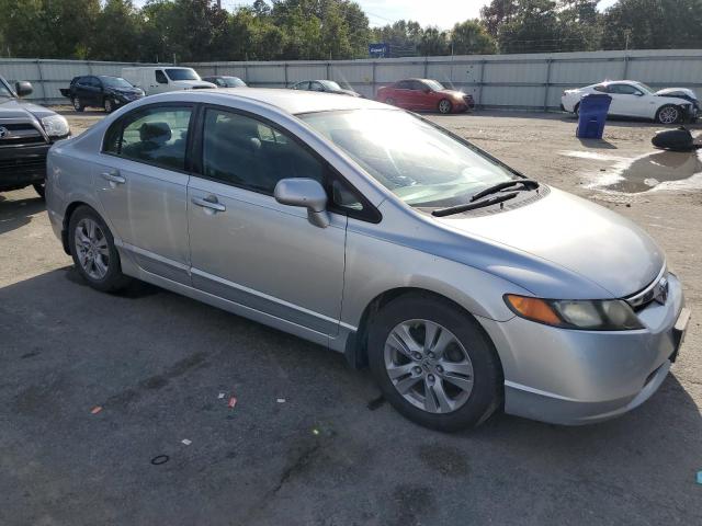2HGFA16548H306661 - 2008 HONDA CIVIC LX GRAY photo 4