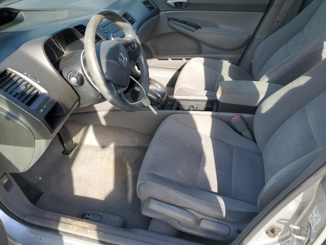 2HGFA16548H306661 - 2008 HONDA CIVIC LX GRAY photo 7