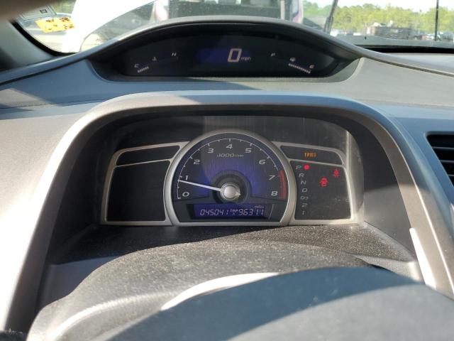 2HGFA16548H306661 - 2008 HONDA CIVIC LX GRAY photo 9