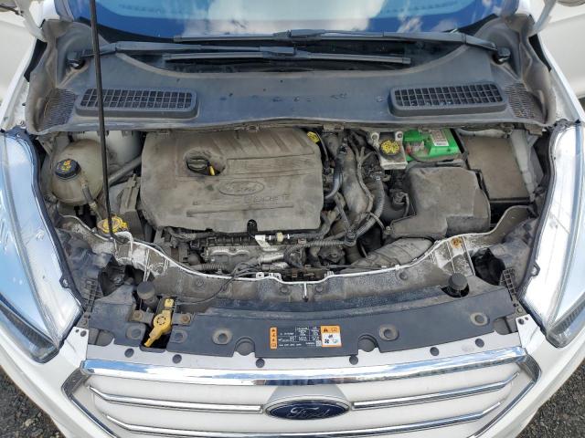 1FMCU9GD6JUB95008 - 2018 FORD ESCAPE SE أبيض صورة 12