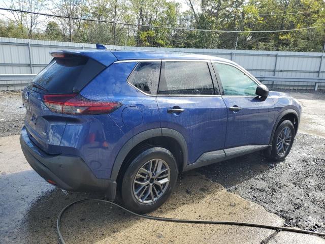 5N1AT3AB0MC821306 - 2021 NISSAN ROGUE S BLUE photo 3