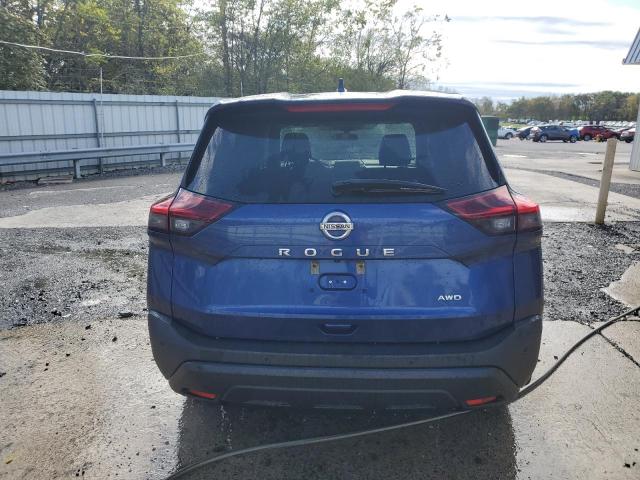 5N1AT3AB0MC821306 - 2021 NISSAN ROGUE S BLUE photo 6
