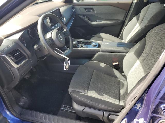 5N1AT3AB0MC821306 - 2021 NISSAN ROGUE S BLUE photo 7