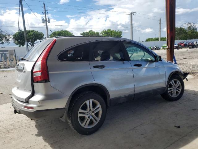 5J6RE4H57AL060044 - 2010 HONDA CR-V EX SILVER photo 3