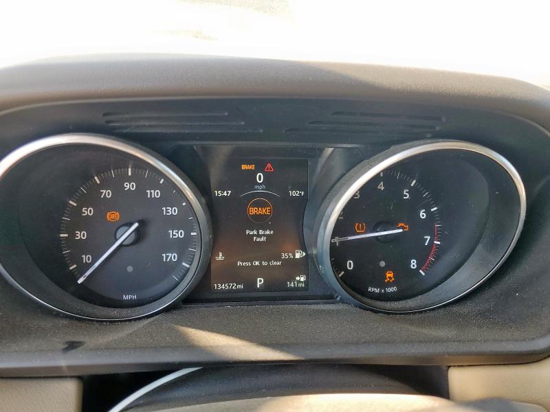 SALWR2PF3GA657703 - 2016 LAND ROVER RANGE ROVE HSE GRAY photo 9