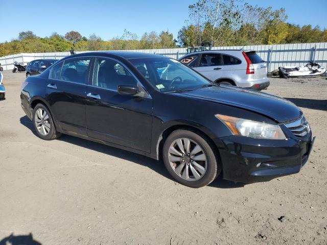 1HGCP3F80CA042305 - 2012 HONDA ACCORD EXL BLACK photo 4