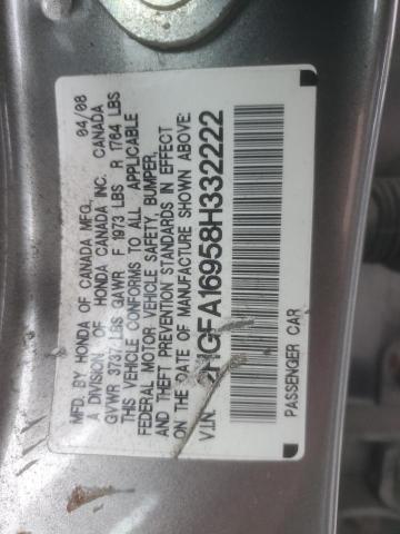 2HGFA16958H332222 - 2008 HONDA CIVIC EXL თაფლისფერი ფოტო 12