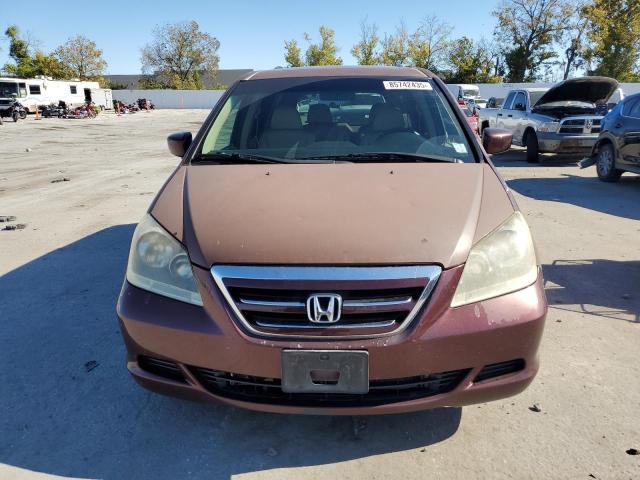 5FNRL38727B090653 - 2007 HONDA ODYSSEY EXL მუქწითელი ფოტო 5