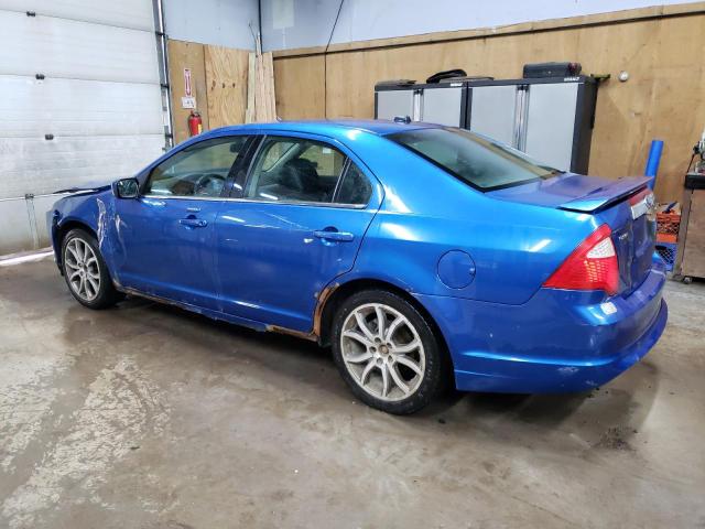 3FAHP0JAXBR227937 - 2011 FORD FUSION SEL 蓝色 照片 2