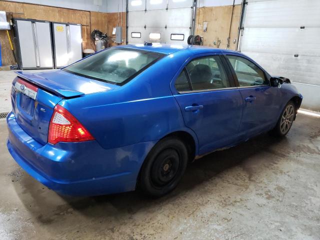 3FAHP0JAXBR227937 - 2011 FORD FUSION SEL 蓝色 照片 3