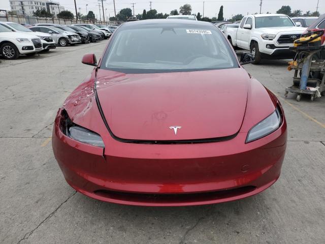 5YJ3E1EA8RF864492 - 2024 TESLA MODEL 3 Qırmızı foto 5