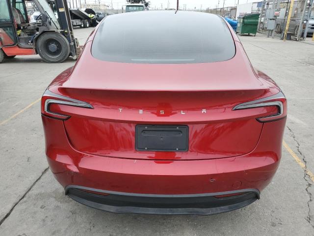 5YJ3E1EA8RF864492 - 2024 TESLA MODEL 3 Qırmızı foto 6