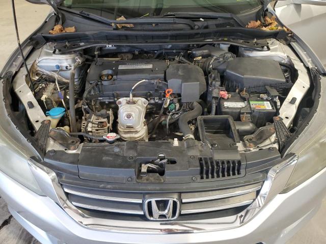 1HGCR2F75DA176496 - 2013 HONDA ACCORD EX ვერცხლისფერი ფოტო 11