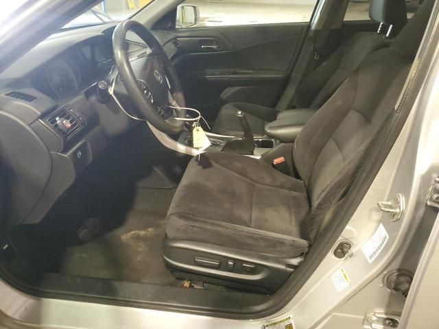 1HGCR2F75DA176496 - 2013 HONDA ACCORD EX ვერცხლისფერი ფოტო 7