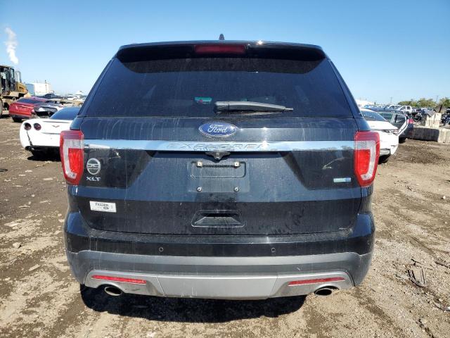 1FM5K8D86GGC95391 - 2016 FORD EXPLORER XLT BLACK photo 6