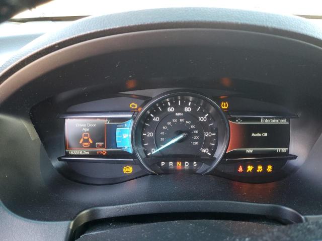 1FM5K8D86GGC95391 - 2016 FORD EXPLORER XLT BLACK photo 9