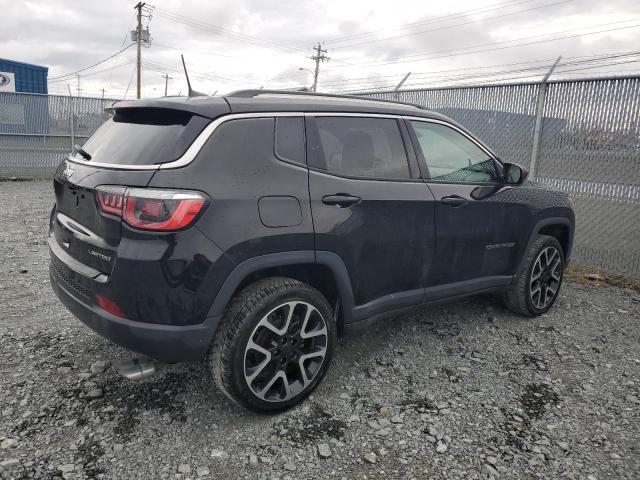 3C4NJDCB2JT361905 - 2018 JEEP COMPASS LIMITED Czarny zdjęcie 3
