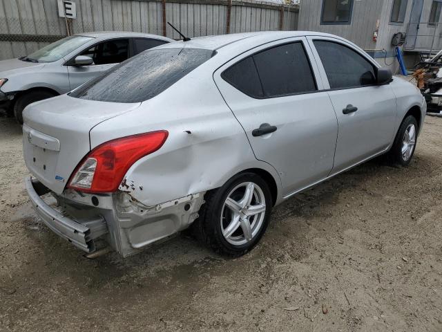 3N1CN7AP9DL860932 - 2013 NISSAN VERSA S SILVER photo 3