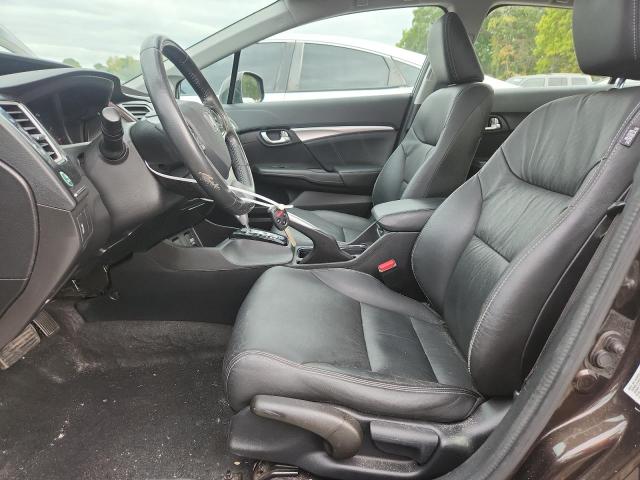 19XFB2F94DE228540 - 2013 HONDA CIVIC EXL Schwarz Foto 14