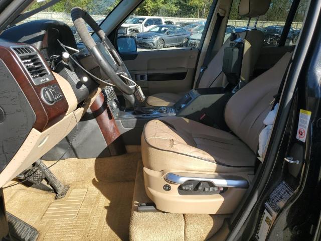 SALME15468A295625 - 2008 LAND ROVER RANGE ROVE HSE BLACK photo 7