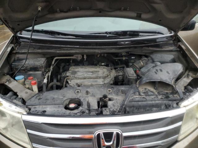 5FNRL5H29BB022293 - 2011 HONDA ODYSSEY LX BROWN photo 12