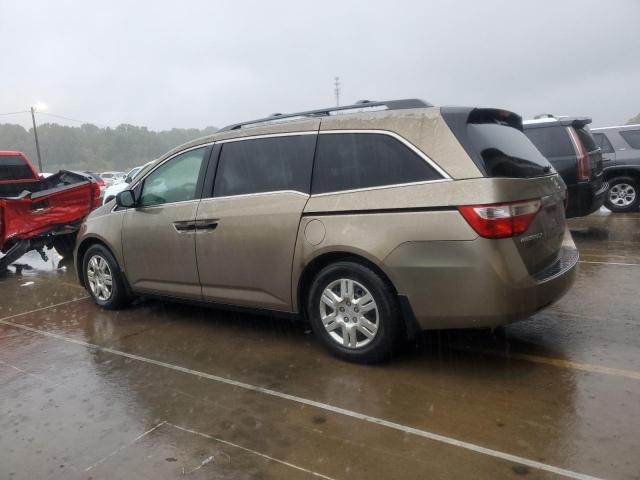 5FNRL5H29BB022293 - 2011 HONDA ODYSSEY LX BROWN photo 2