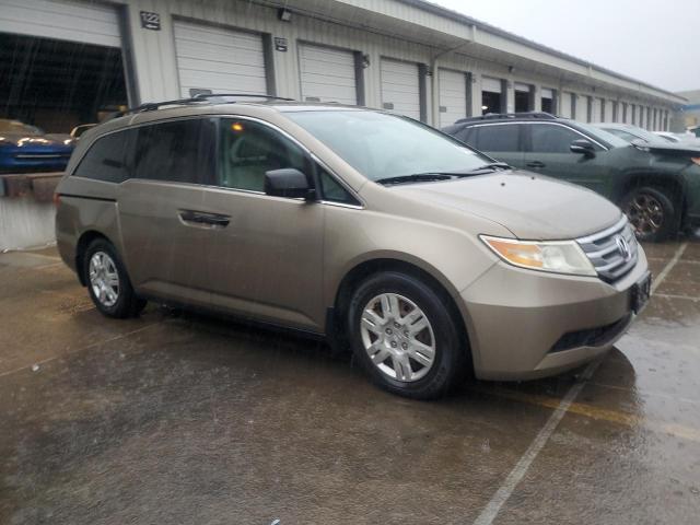 5FNRL5H29BB022293 - 2011 HONDA ODYSSEY LX BROWN photo 4