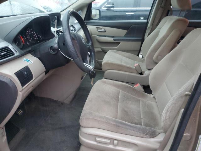 5FNRL5H29BB022293 - 2011 HONDA ODYSSEY LX BROWN photo 7