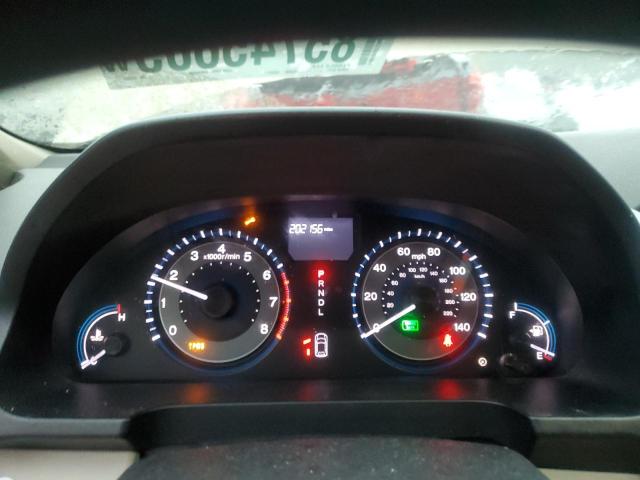 5FNRL5H29BB022293 - 2011 HONDA ODYSSEY LX BROWN photo 9