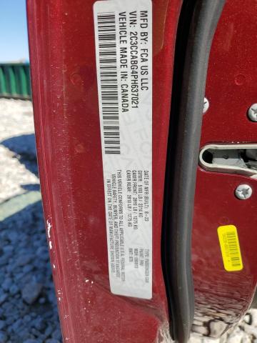 2C3CCABG4PH637021 - 2023 CHRYSLER 300 S 勃艮第红 照片 13