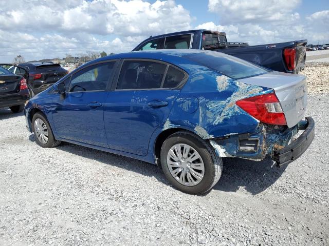 19XFB2F52CE058061 - 2012 HONDA CIVIC LX Blau Foto 2