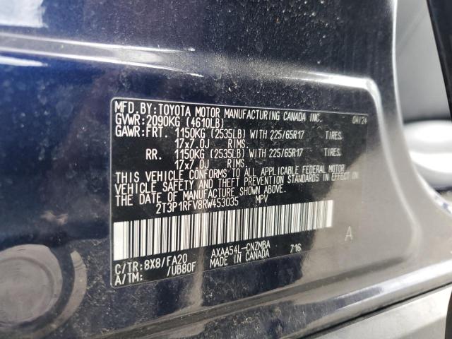 2T3P1RFV8RW453035 - 2024 TOYOTA RAV4 XLE BLUE photo 13