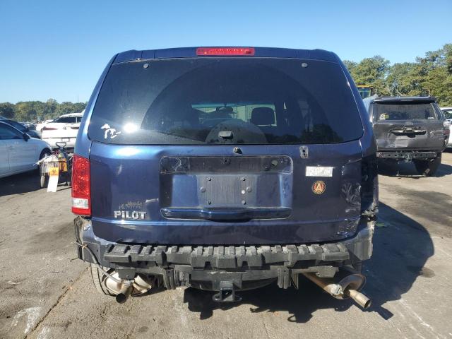 5FNYF3H20DB042801 - 2013 HONDA PILOT LX BLUE photo 6