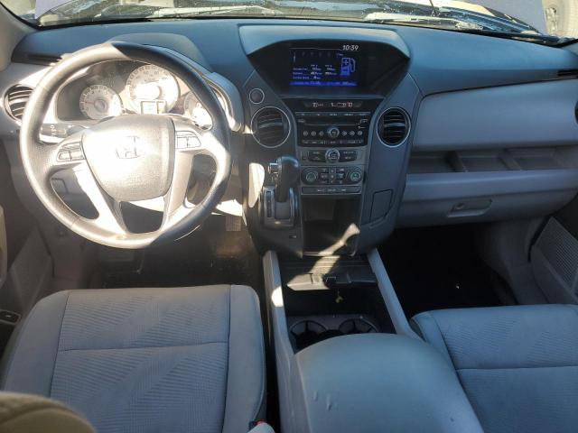 5FNYF3H20DB042801 - 2013 HONDA PILOT LX BLUE photo 8