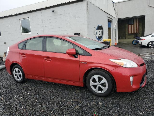 JTDKN3DU0C1549222 - 2012 TOYOTA PRIUS RED photo 4