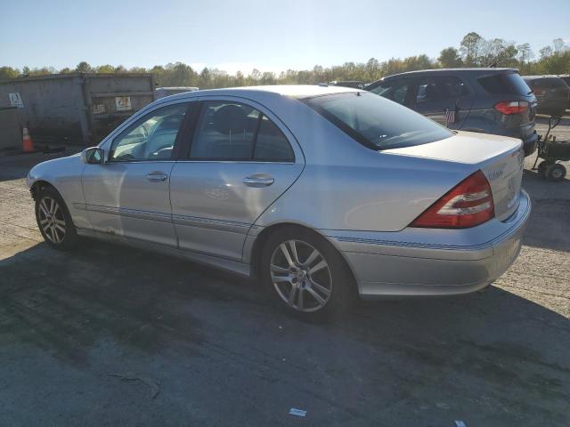 WDBRF92H97F891490 - 2007 MERCEDES-BENZ C 280 4MATIC SILVER photo 2