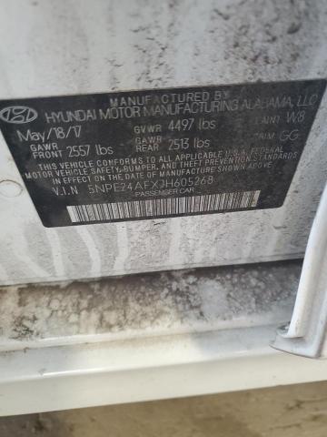 5NPE24AFXJH605268 - 2018 HYUNDAI SONATA SE თეთრი ფოტო 12