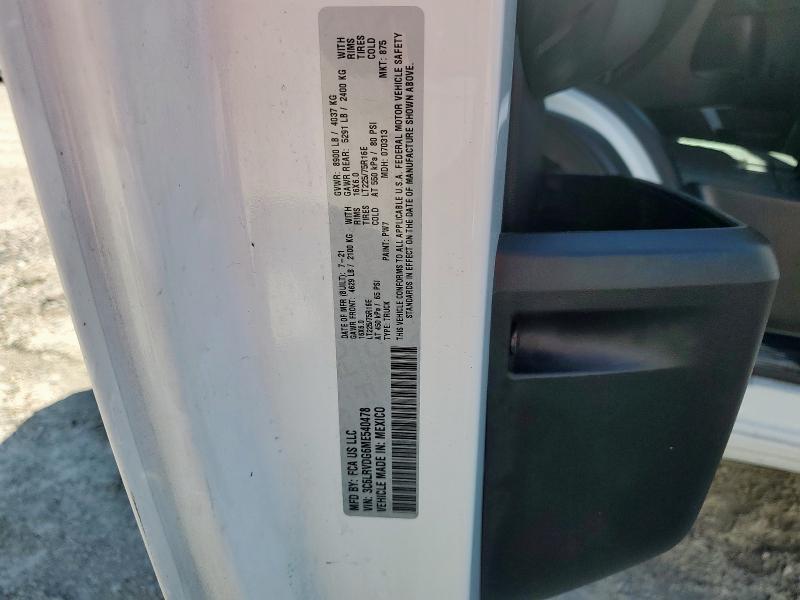 3C6LRVDG6ME540478 - 2021 RAM PROMASTER 2500 HIGH თეთრი ფოტო 13