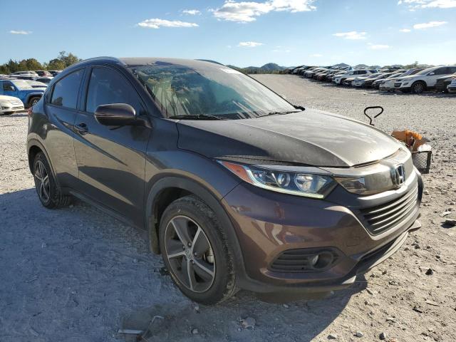3CZRU6H57MM728250 - 2021 HONDA HR-V EX BROWN photo 4