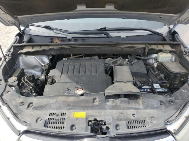 5TDKKRFH4FS116098 - 2015 TOYOTA HIGHLANDER XLE Արծաթագույն լուսանկար 12